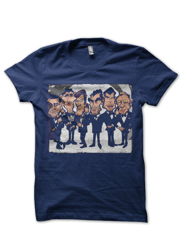 Six Faces, One Iconic Spy Half Sleeve T-Shirt