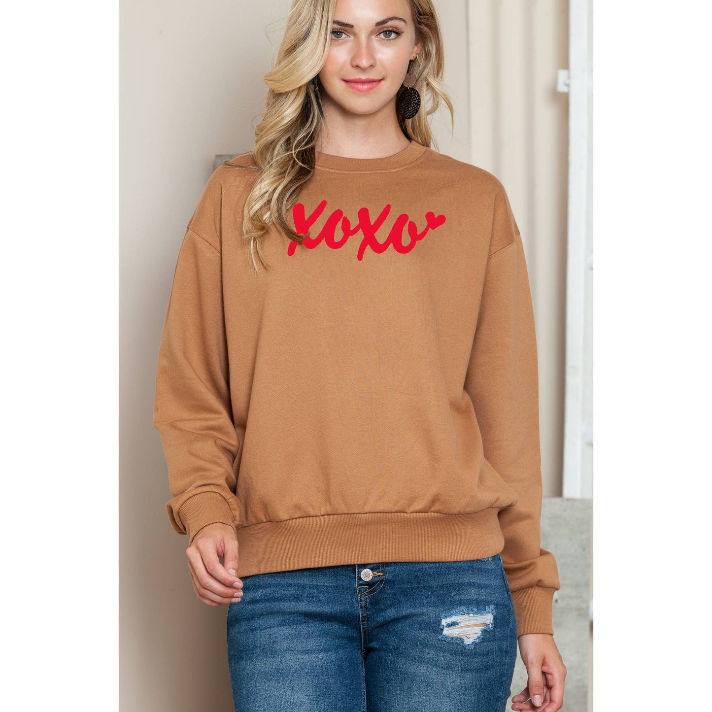 Xoxo Crewneck Sweater