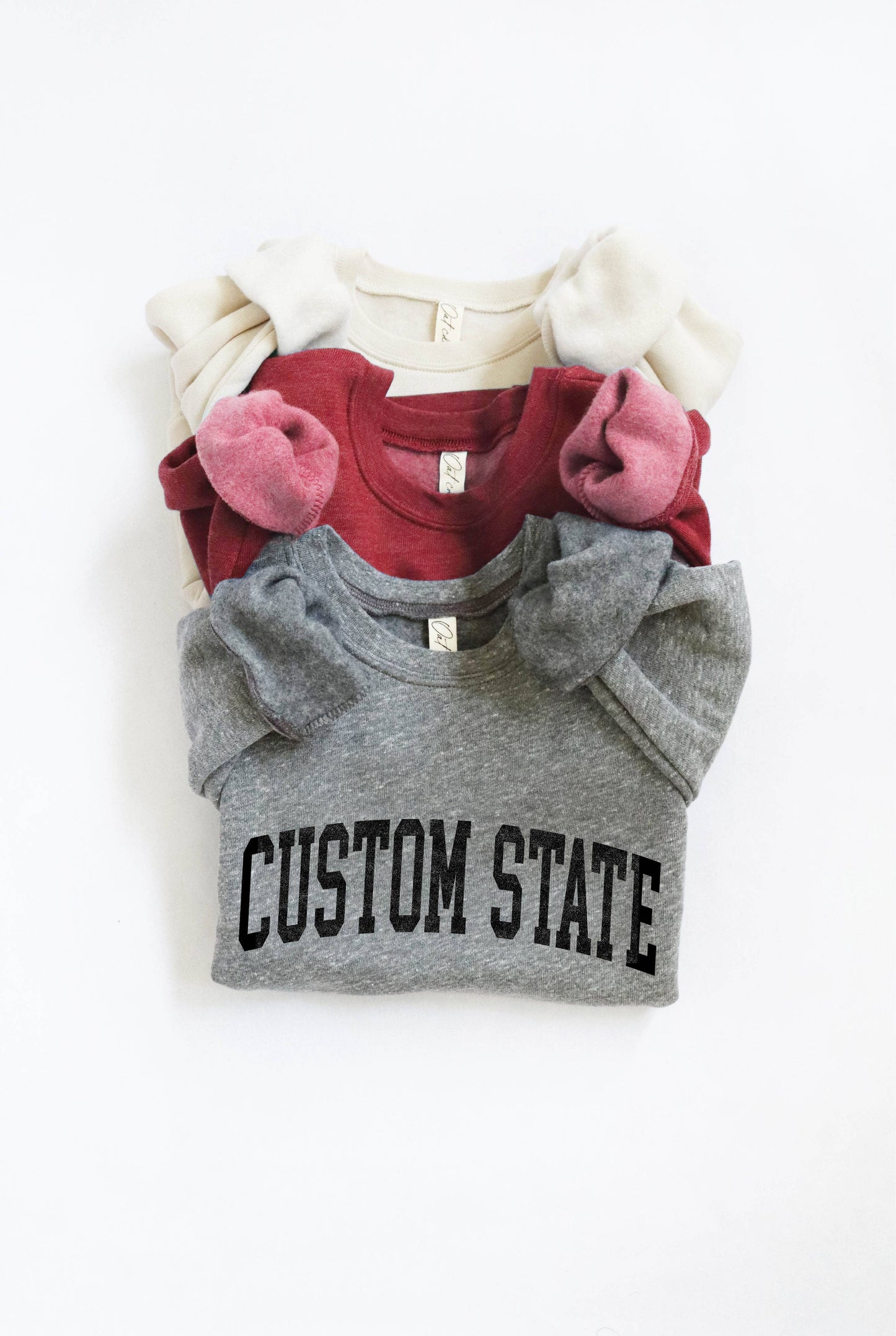 Custom State Toddler Unisex Graphic Sweatshirt