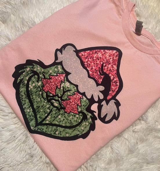 Sparkle Green Guys Christmas Shirt