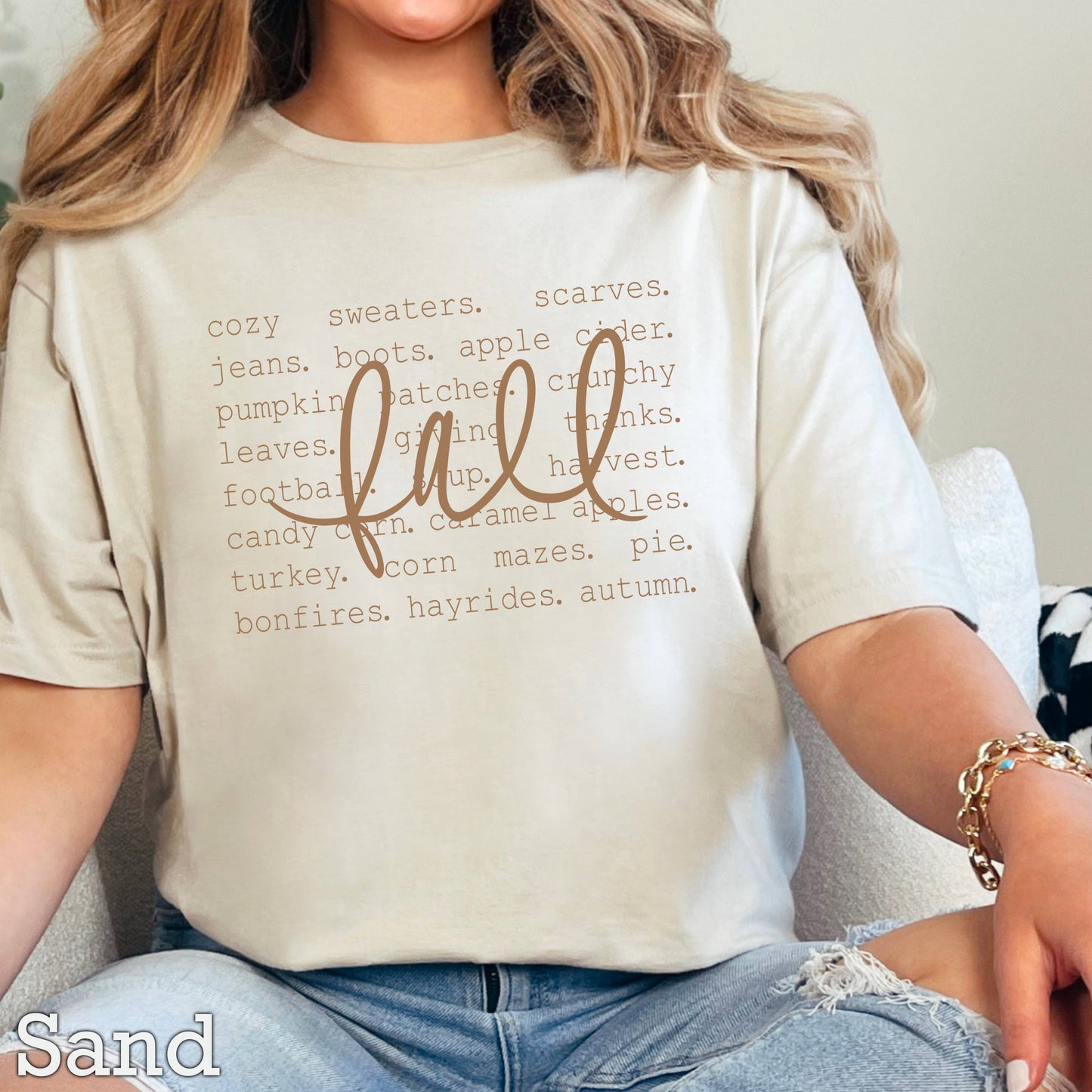 Fall Things Fall Women’S Graphic Tee | Gildan