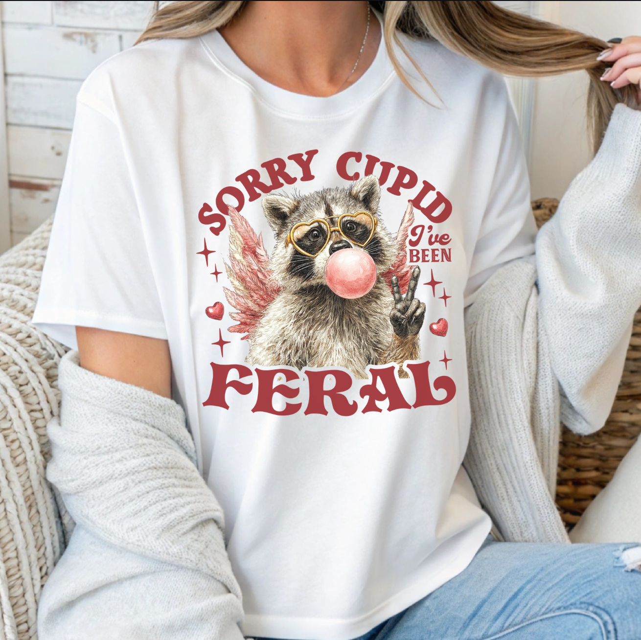 Sorry Cupid, Feral - T-Shirt Gildan Softstyle