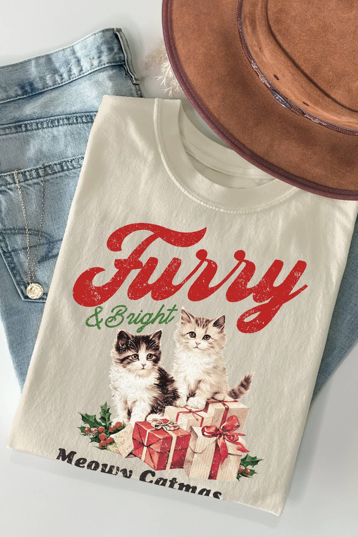 Meowy Catmast Furry N Bright Short Sleeve Tee