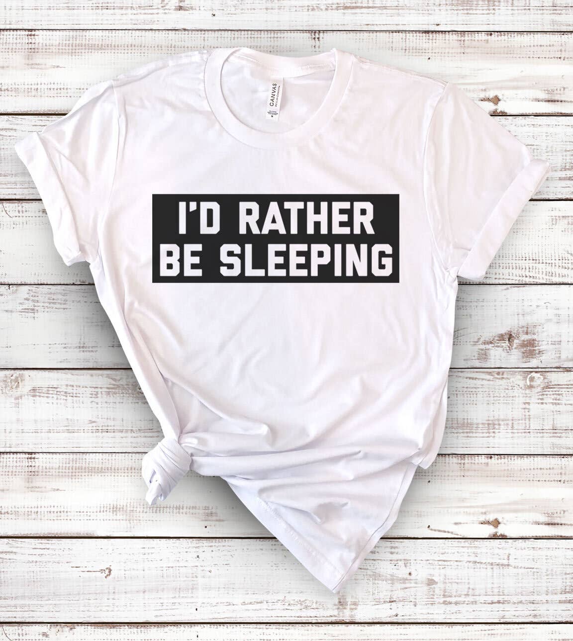 I'd Rather Be Sleeping - Sassy Cute Introvert Nerd T-Shirt