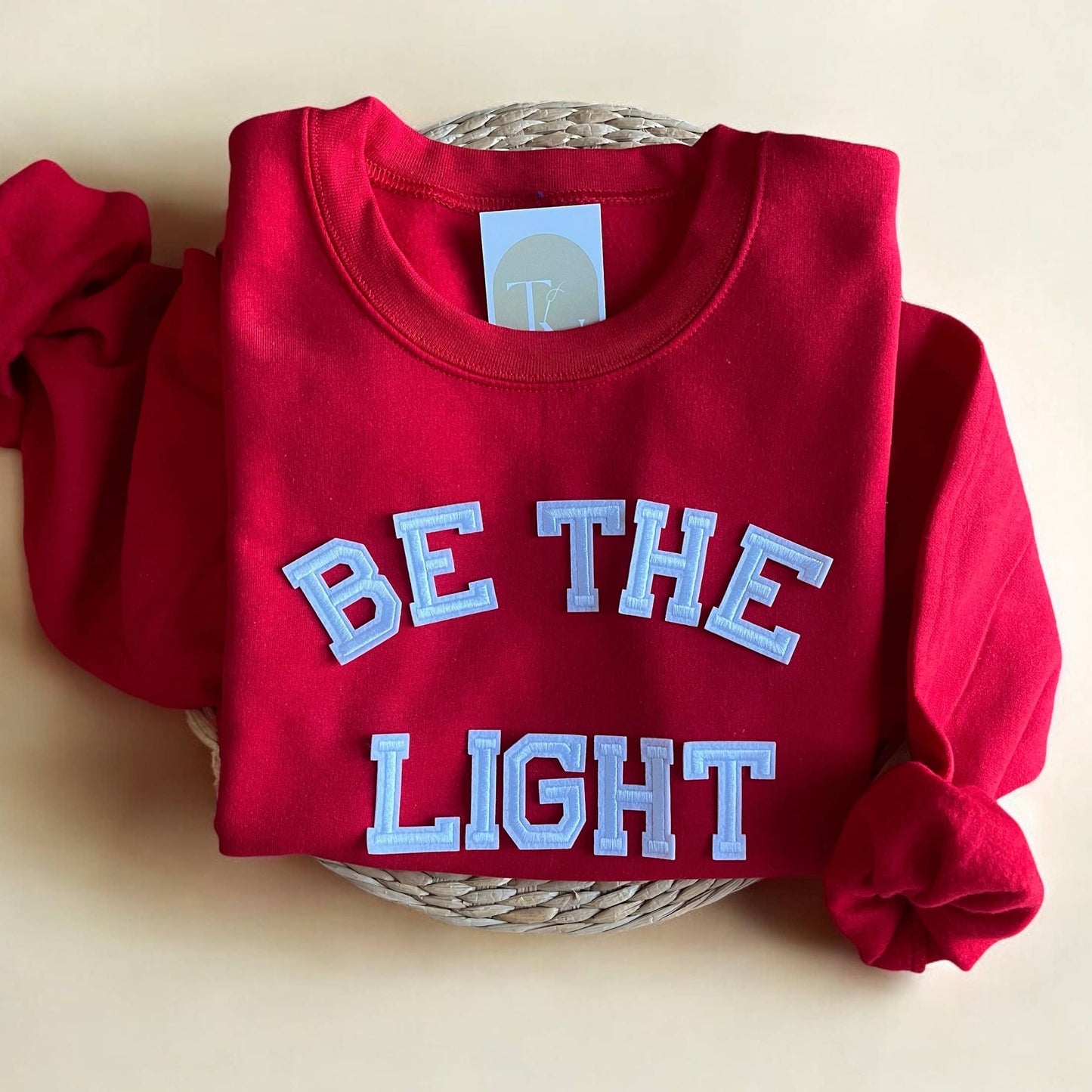 Be the Light Christian Sweatshirt, Faith Based Apparel