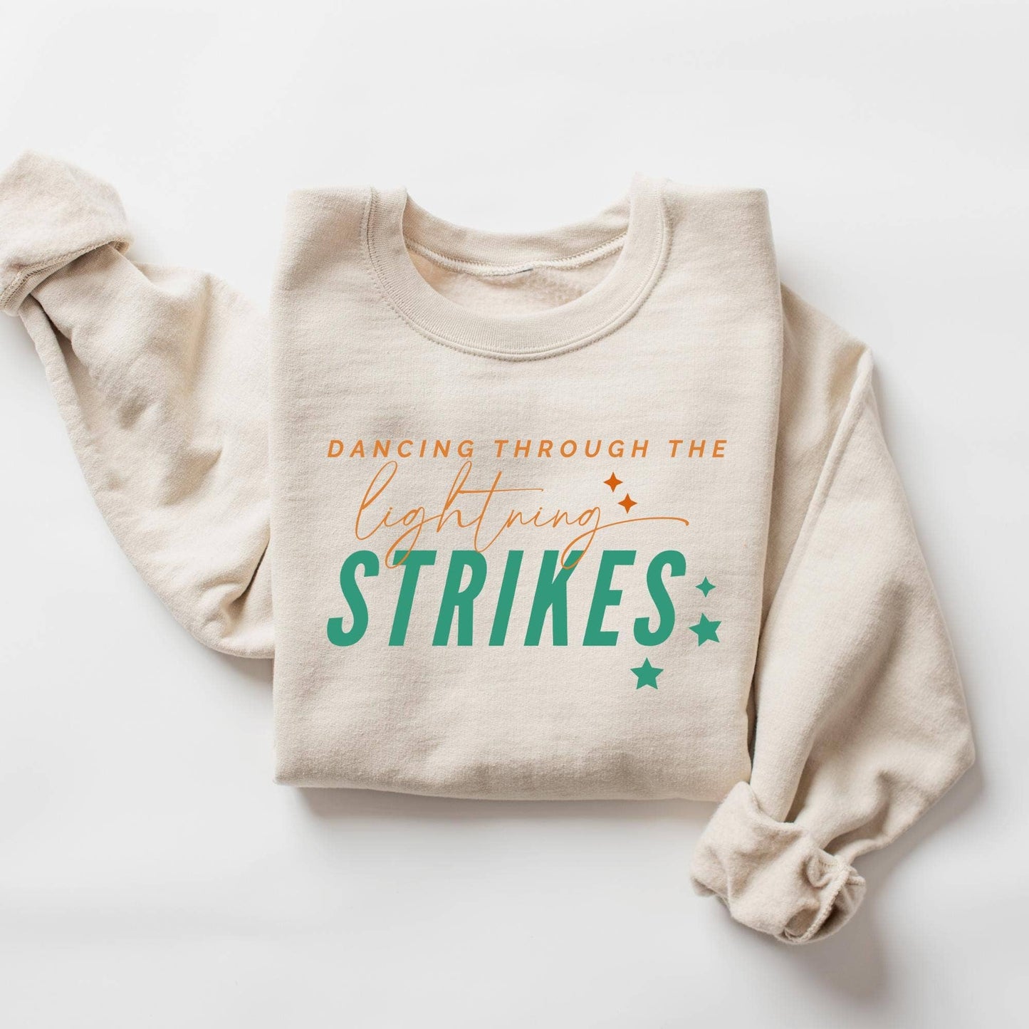 Dancing Lightning Strikes Music Quote Tee
