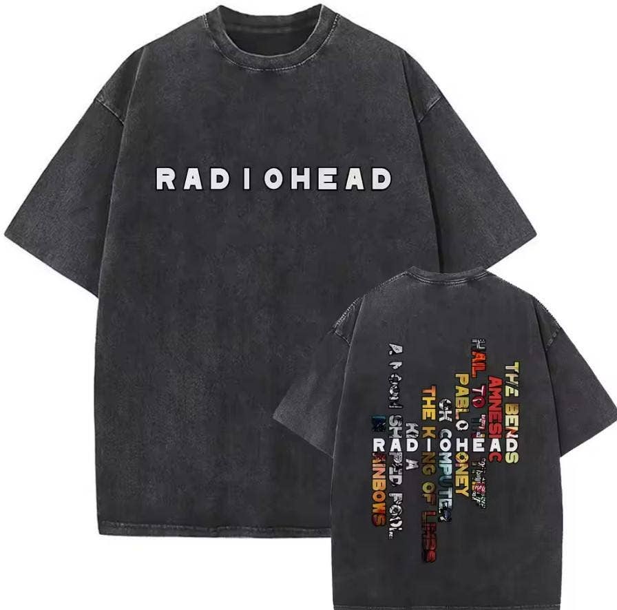 Vintage Radiohead Tour T-Shirt Retro Gift For Fans
