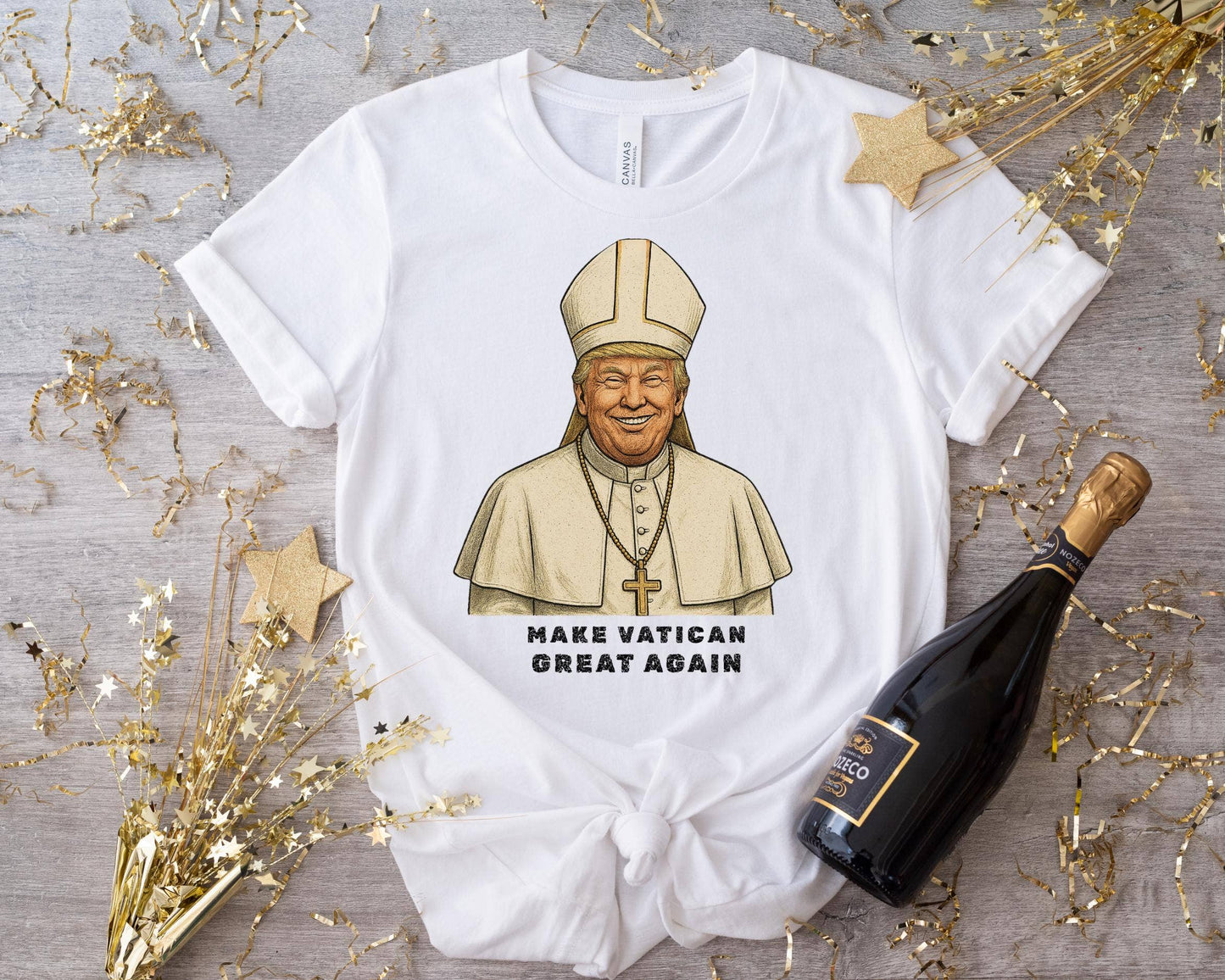 Make Vatican Great Again Trump For Pope Funny Tee