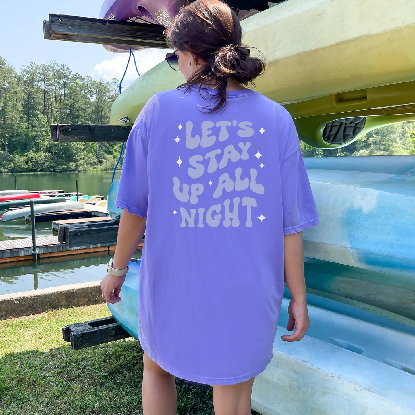 Let's Stay Up All Night Tee | Sizes S-2XL