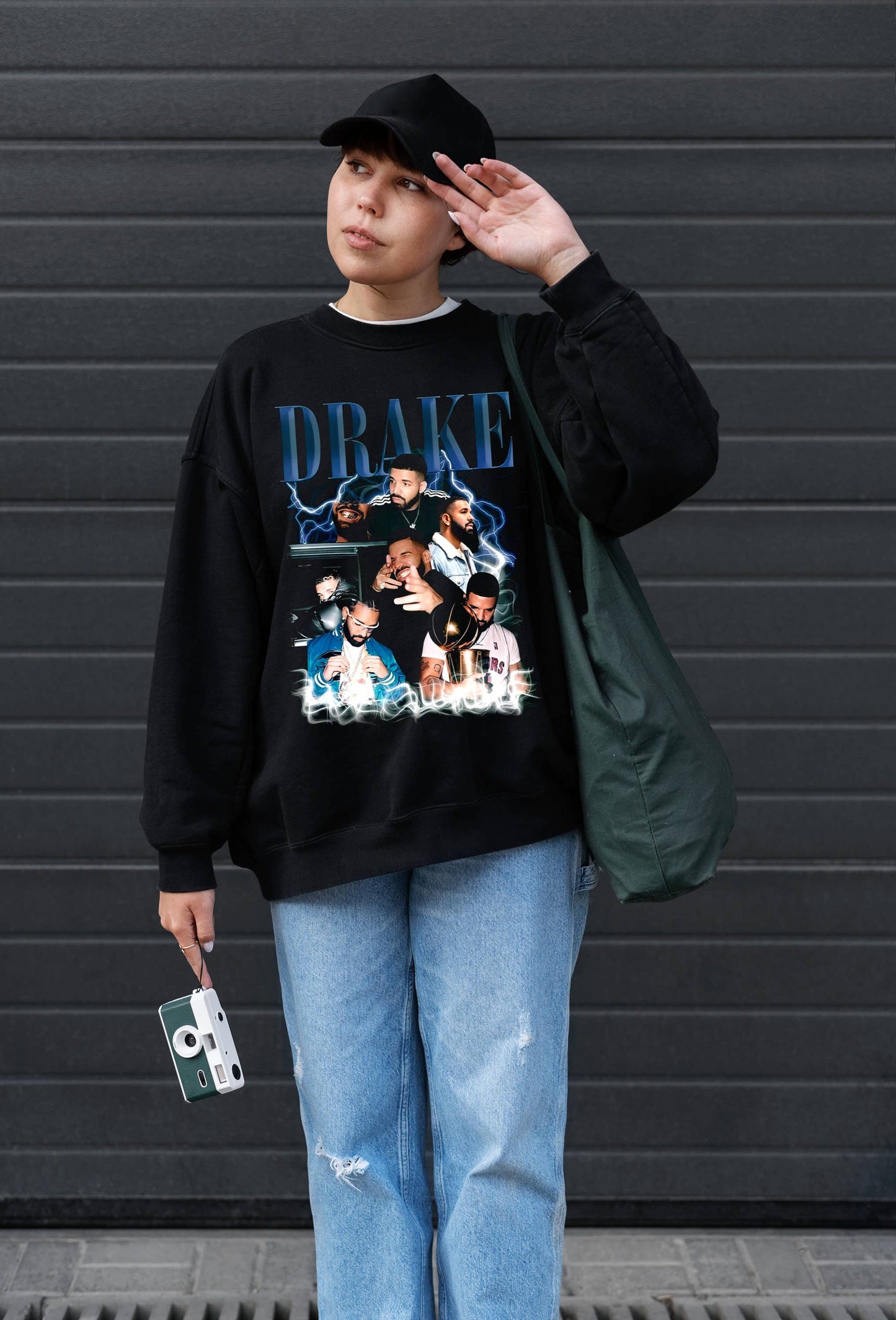 Drake-Inspired Sweatshirt Vintage Style Rap Merch Concert