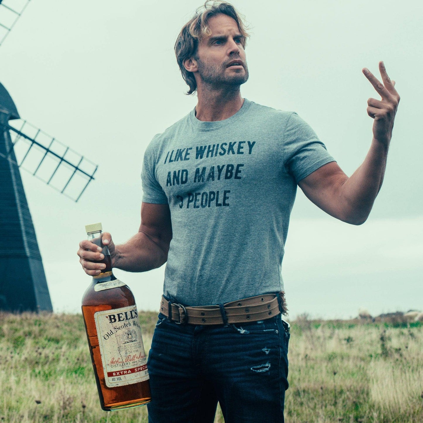 I Like Whiskey and Maybe 3 People Men's Tshirt Drinking