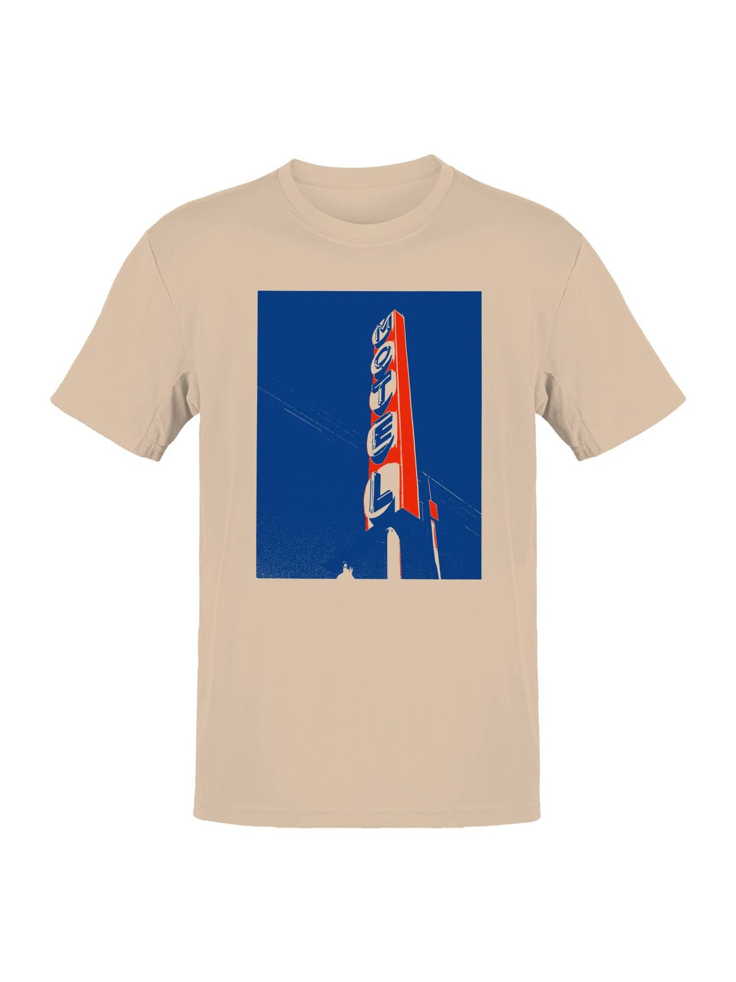 Vintage Motel Neon Sign Art Men's T-Shirt