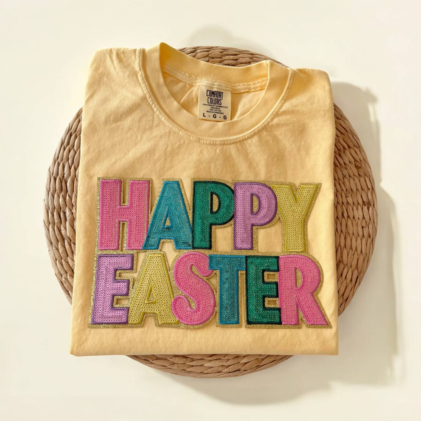 Comfort Colors Happy Easter Shirt, Easter Shirts For Women