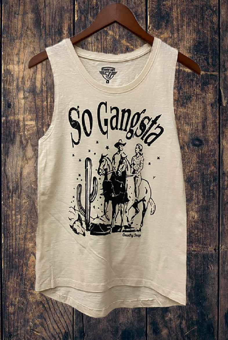 So Gangsta Muscle Tank Top
