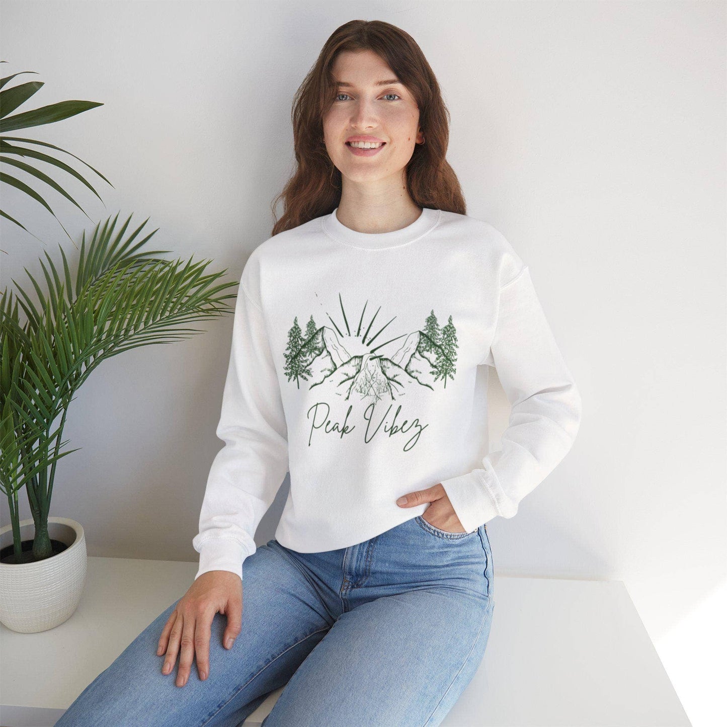 Mountain Vibez Sweatshirt - Nature Lover Bogo 50 Off