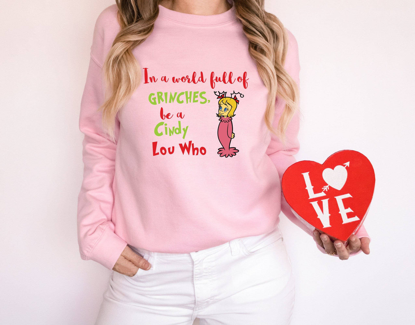 Cindy Lou Who Christmas Sweater Grinch Shirt
