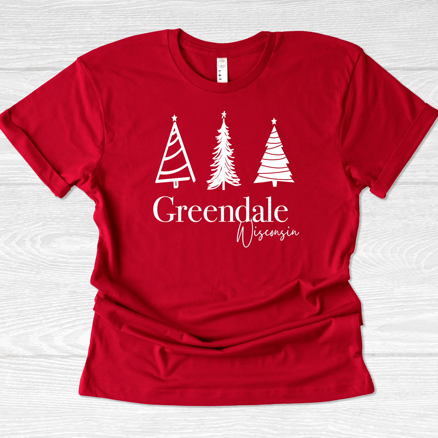 Custom Christmas Tree Shirt, City State Christmas Shirts