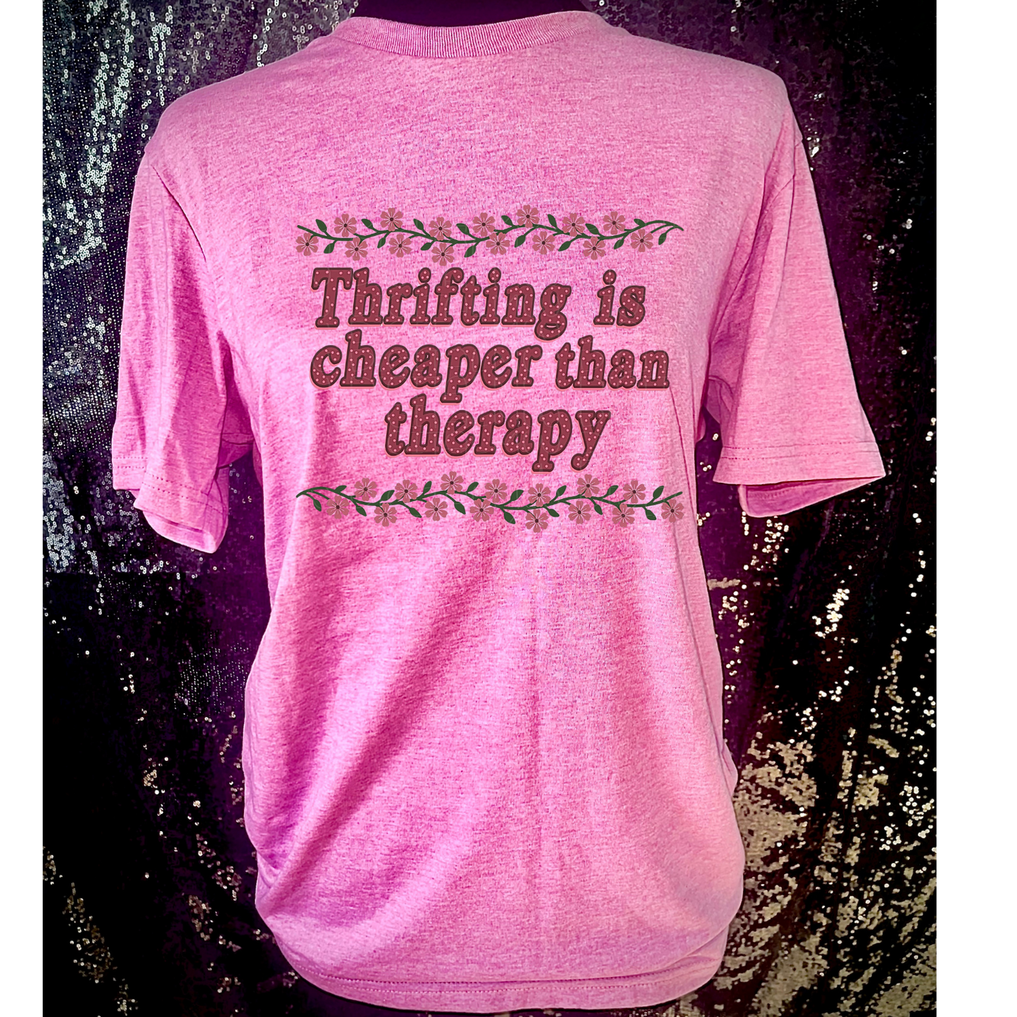 Thrifting Is Cheaper Than Therapy Soft Style T-Shirt