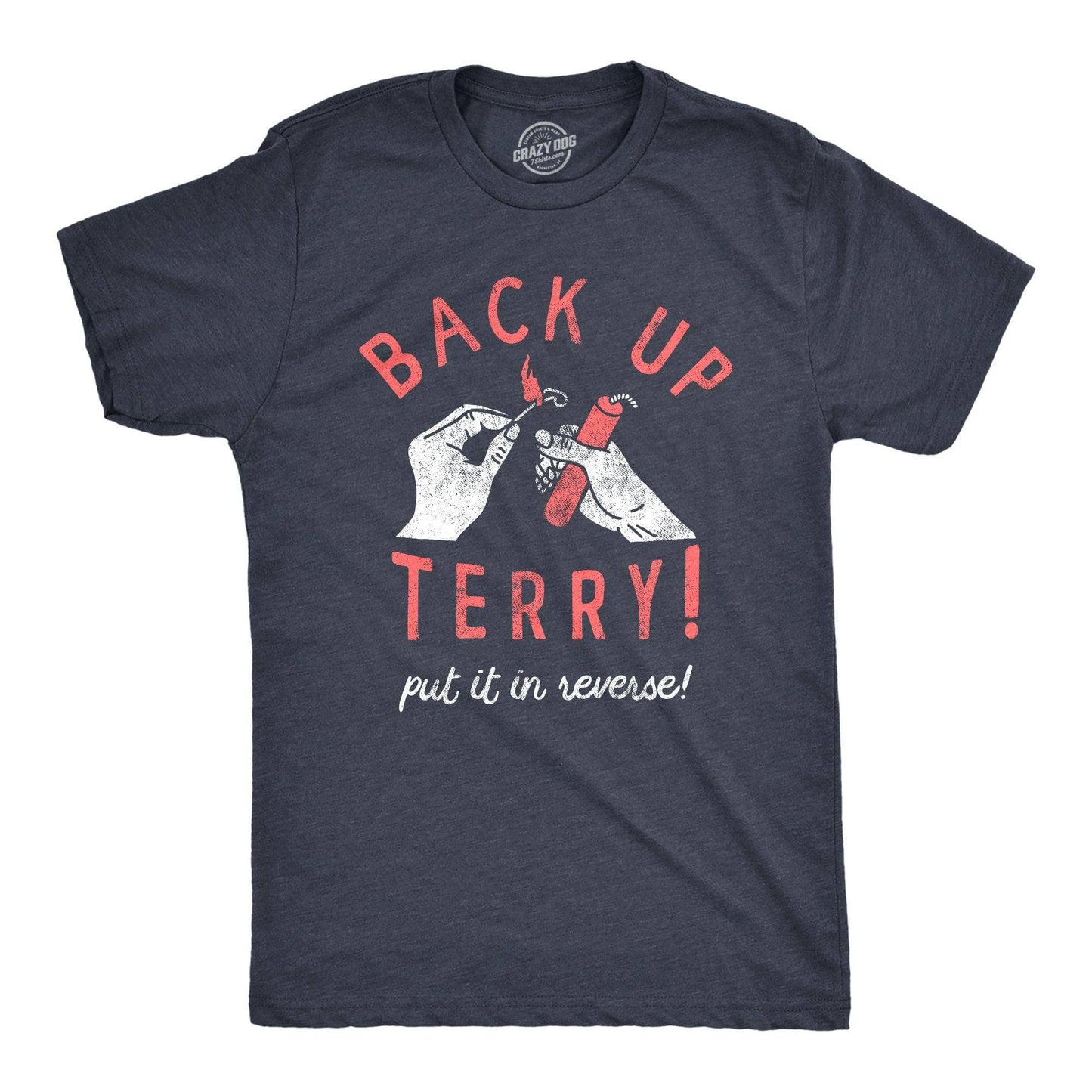 Back Up Terry Put It in Reverse Fourth of July Graphic Tee
