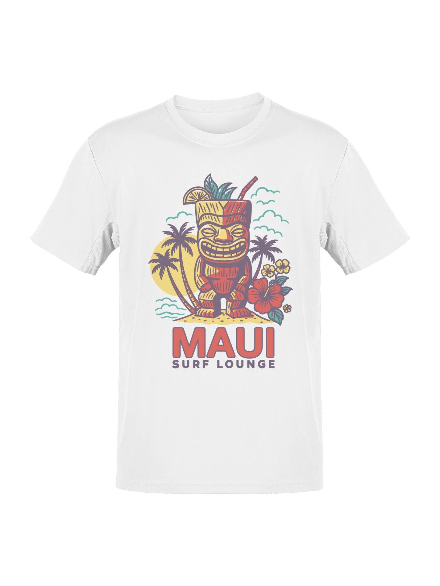 Maui Surf Lounge Tiki Paradise Men's T-Shirt