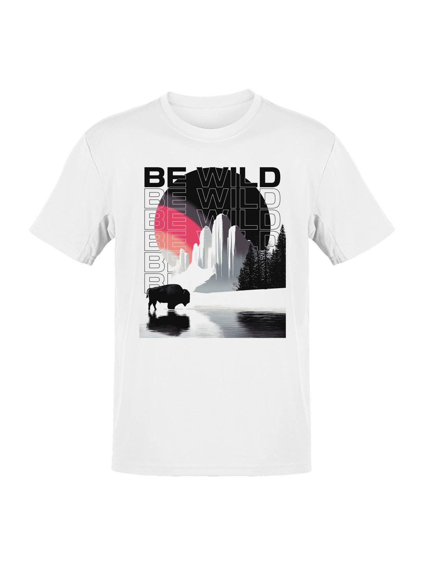Be Wild: Majestic Canyon Sunset Men's T-Shirt