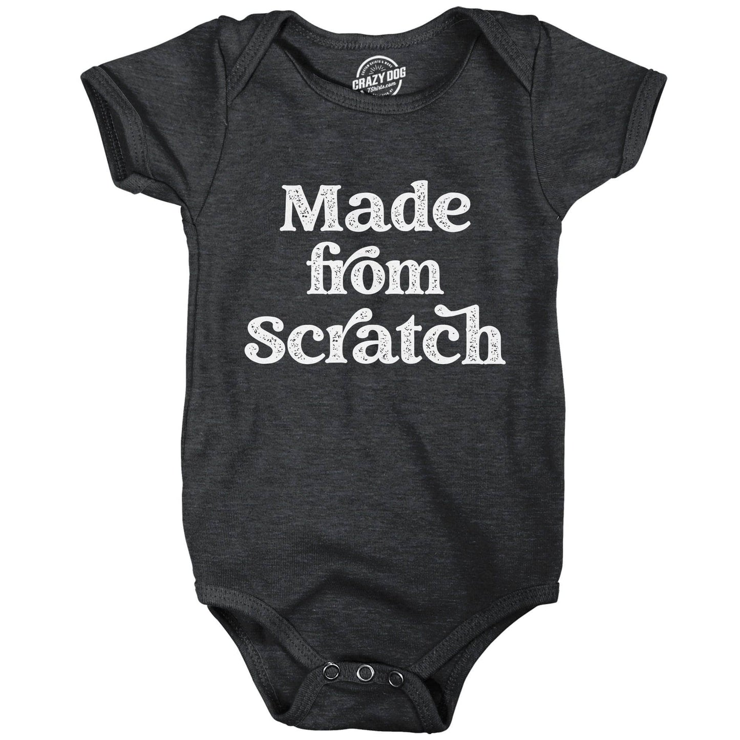 Made from Scratch Baby Bodysuit Sarcastic Graphic Tee Infant