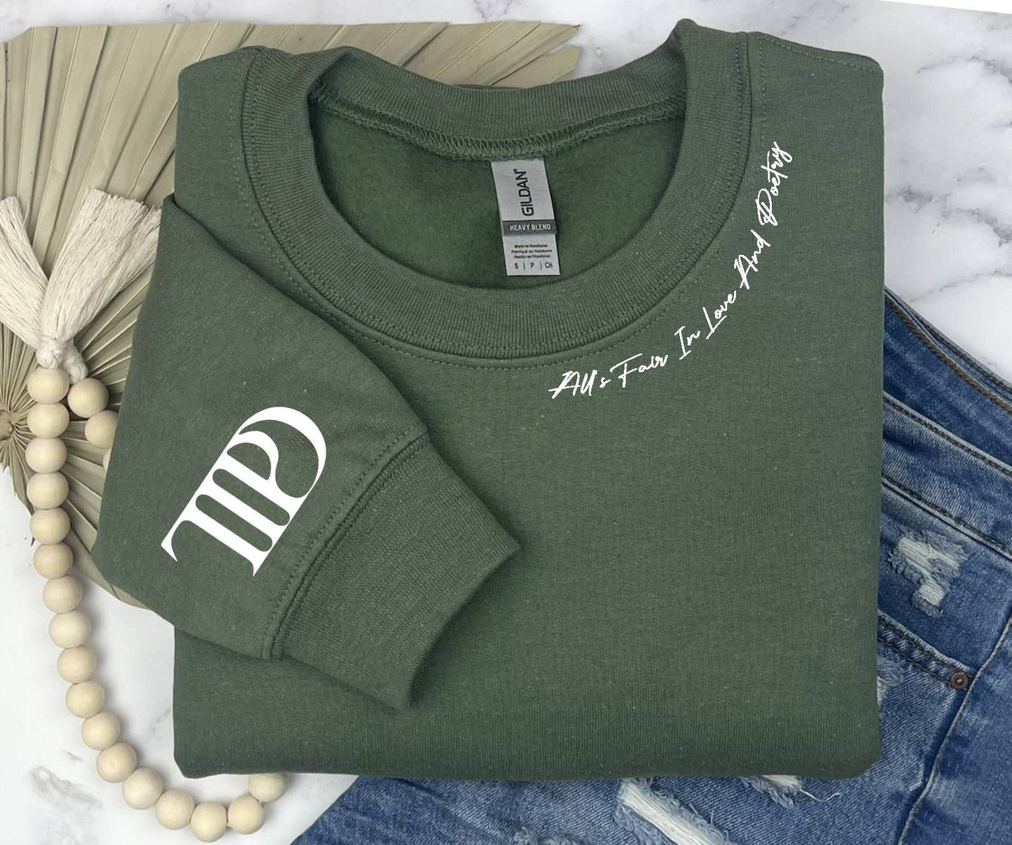 Poetic Reverie All's Fair in Love and Poetry Sweatshirt