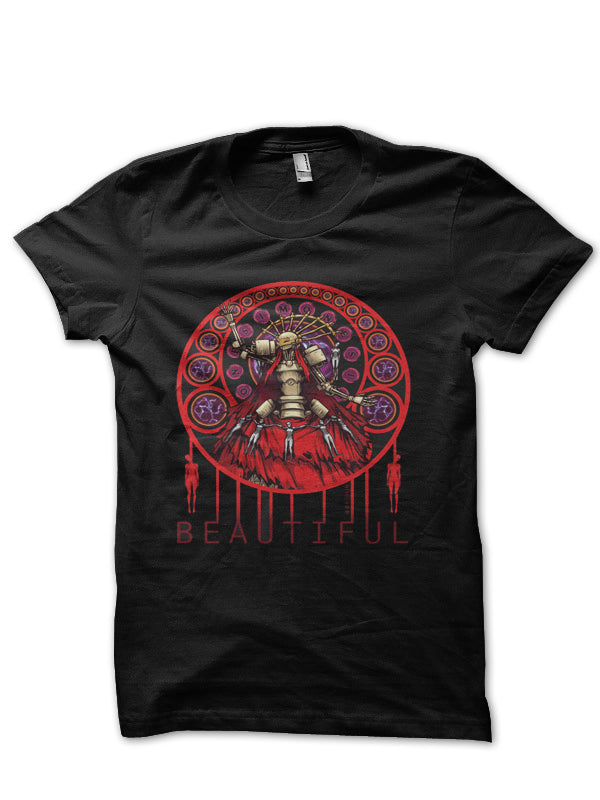 Nier – Simone (Beautiful) Black Half Sleeve T-Shirt