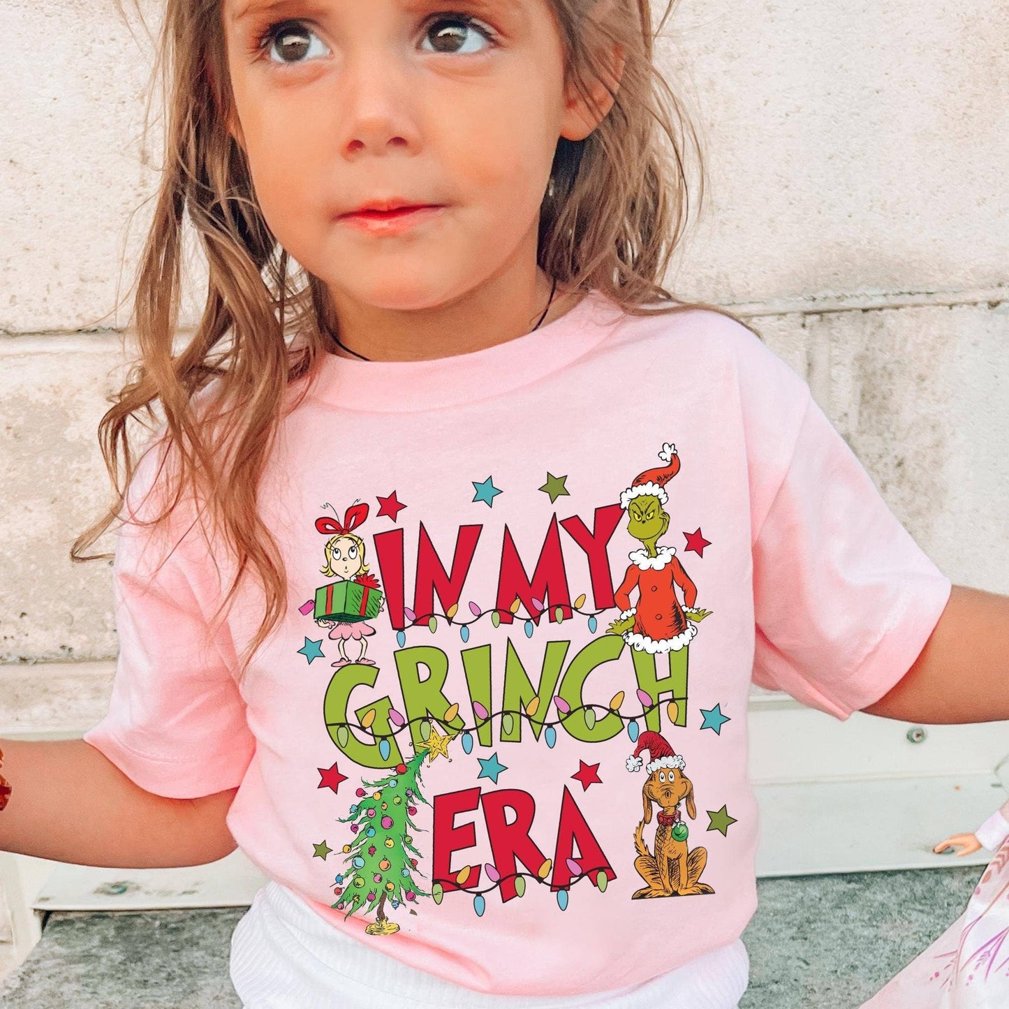 In My Grinch Era Christmas Sweatshirt For Kids