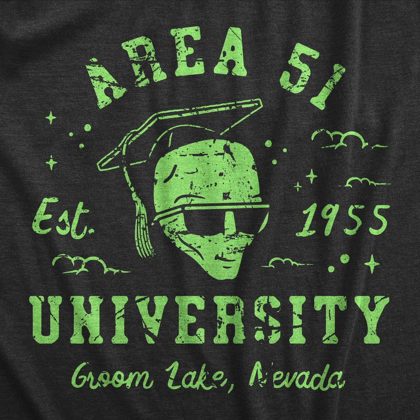 Area 51 University Men's Tshirt Sarcastic Graphic Tee