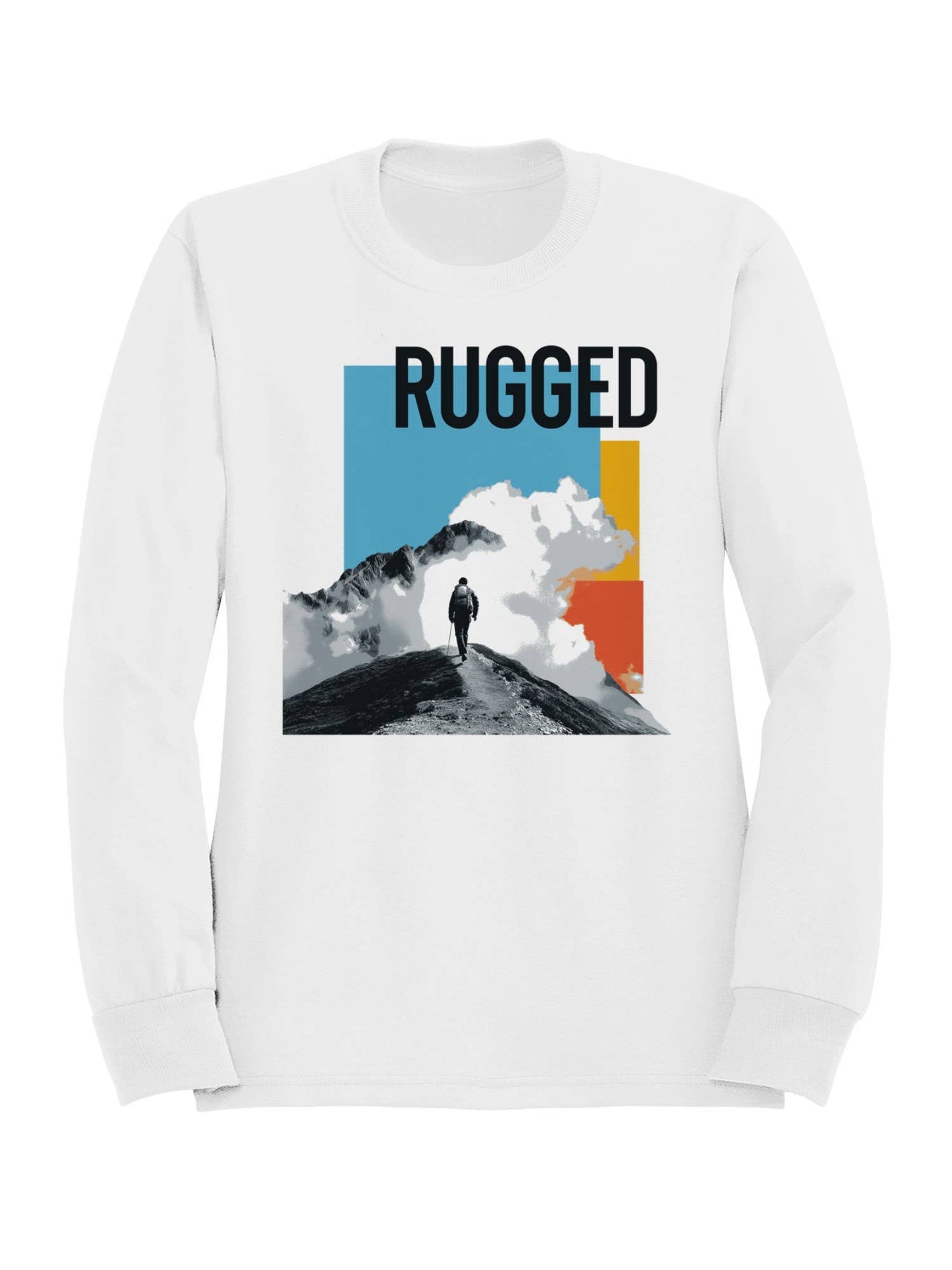Rugged Mountain Adventure Design Women's Sweatshirt