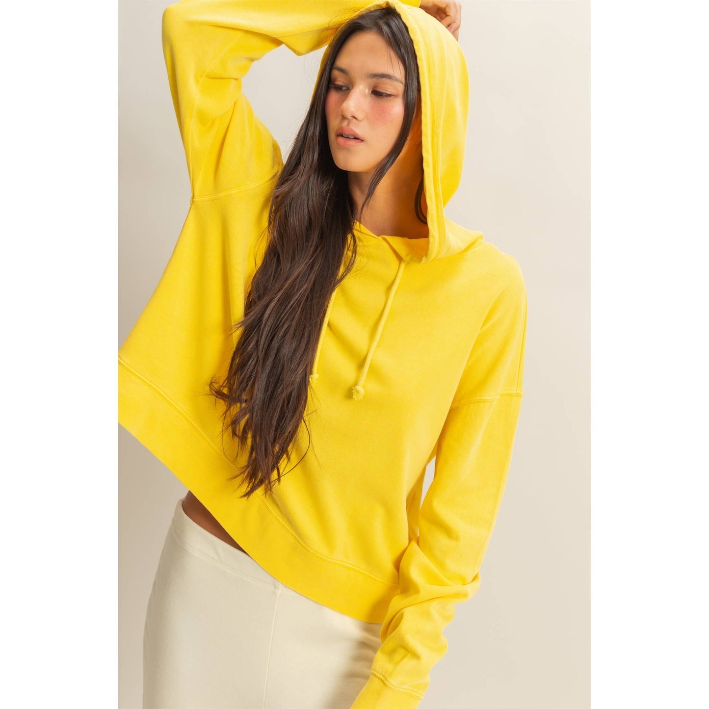 Long Sleeve Drawstring Hoodie