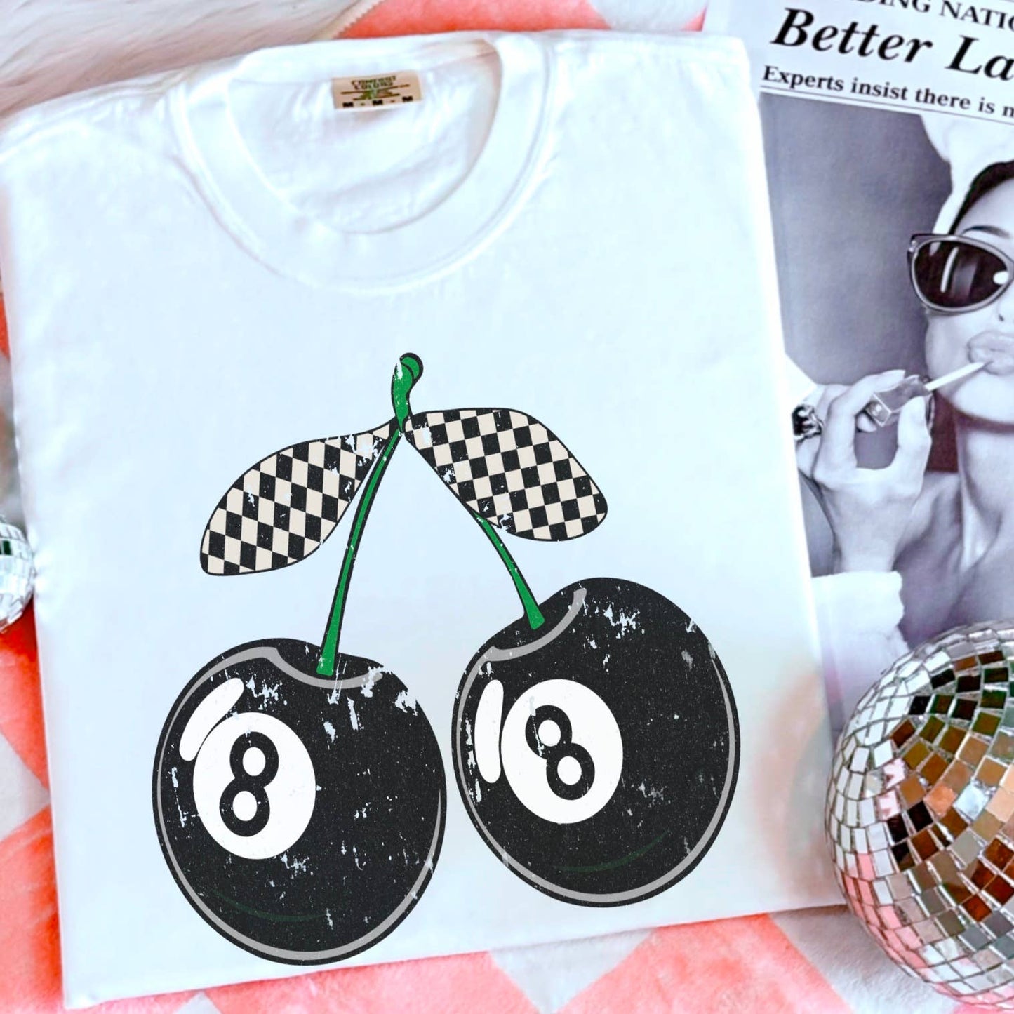 8 Ball Graphic Shirt | Retro Graphic Tee | Comfort Color