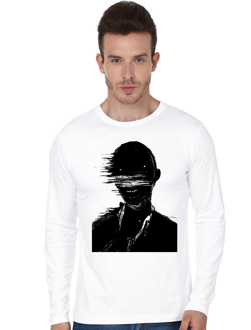 Static Ghost Full Sleeve T-Shirt