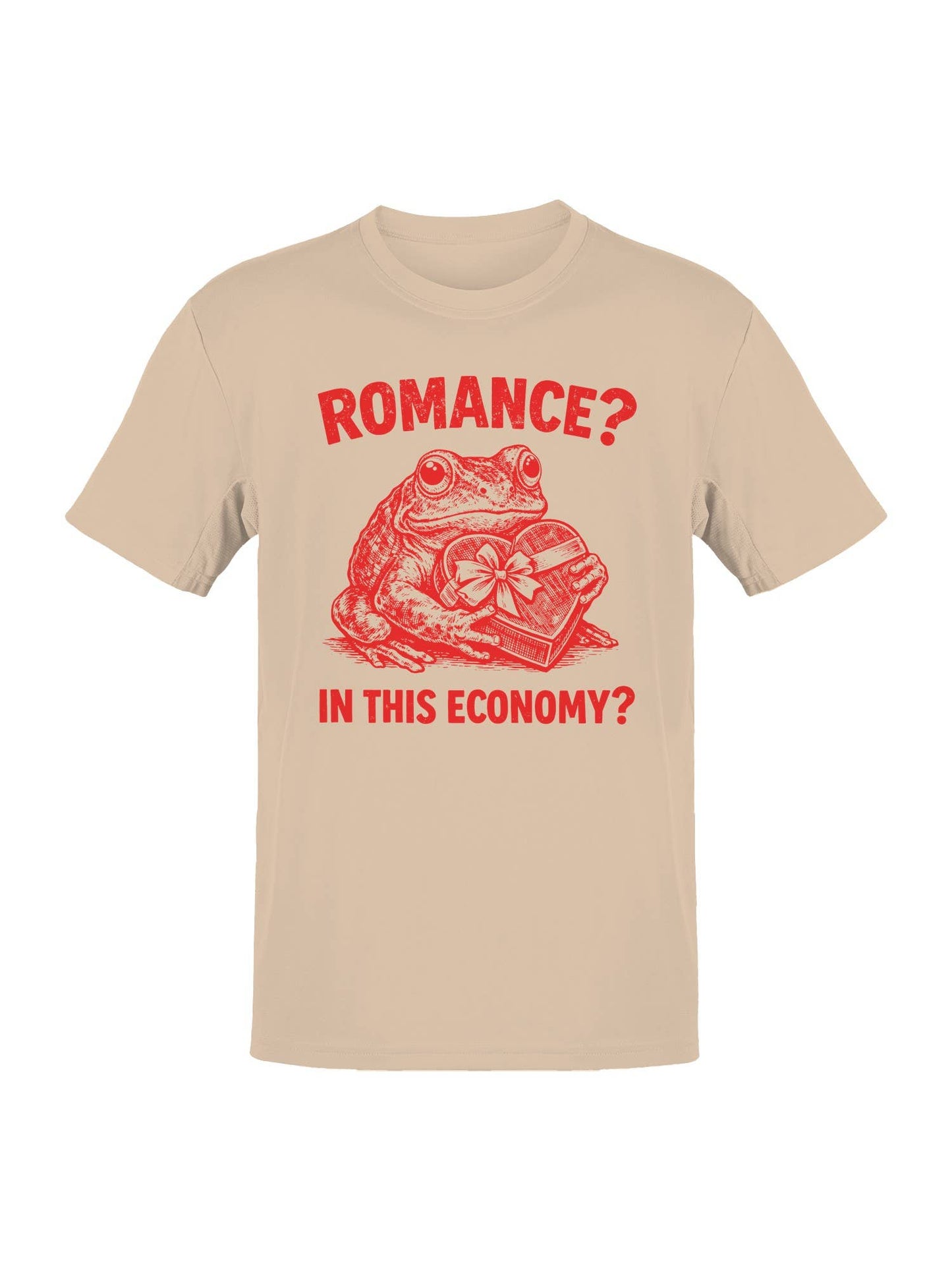 Economic Romance Frog Design Men's T-Shirt