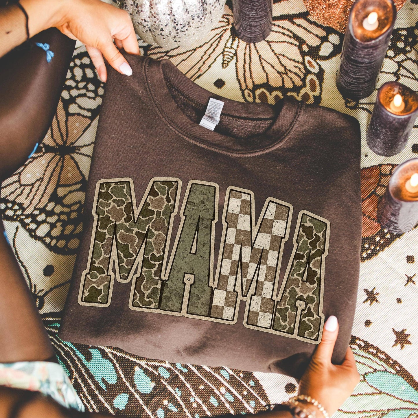 Vintage Camo Hunting Crewneck Sweatshirt
