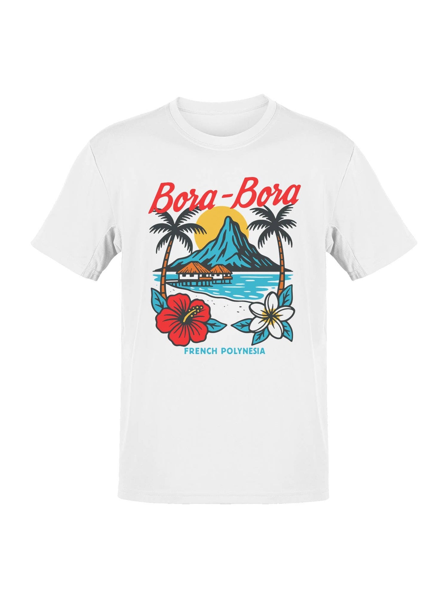 Bora-Bora Tropical Paradise Art Men's T-Shirt