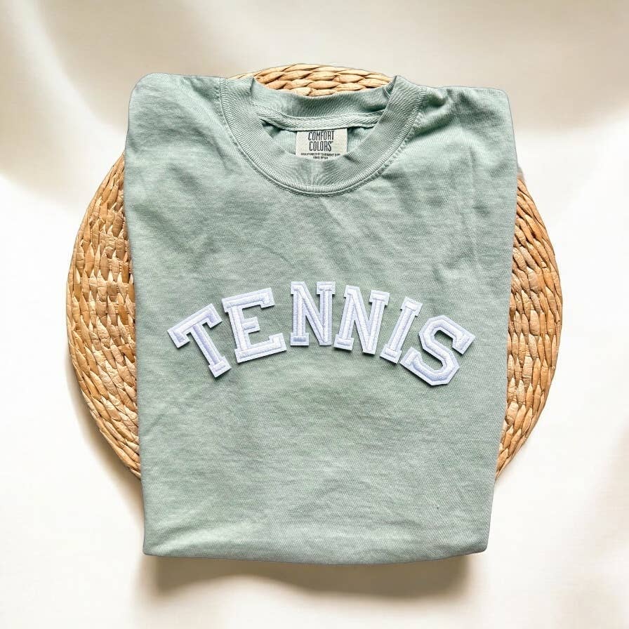 Comfort Colors Tennis Shirt, Tennis Club Clothes