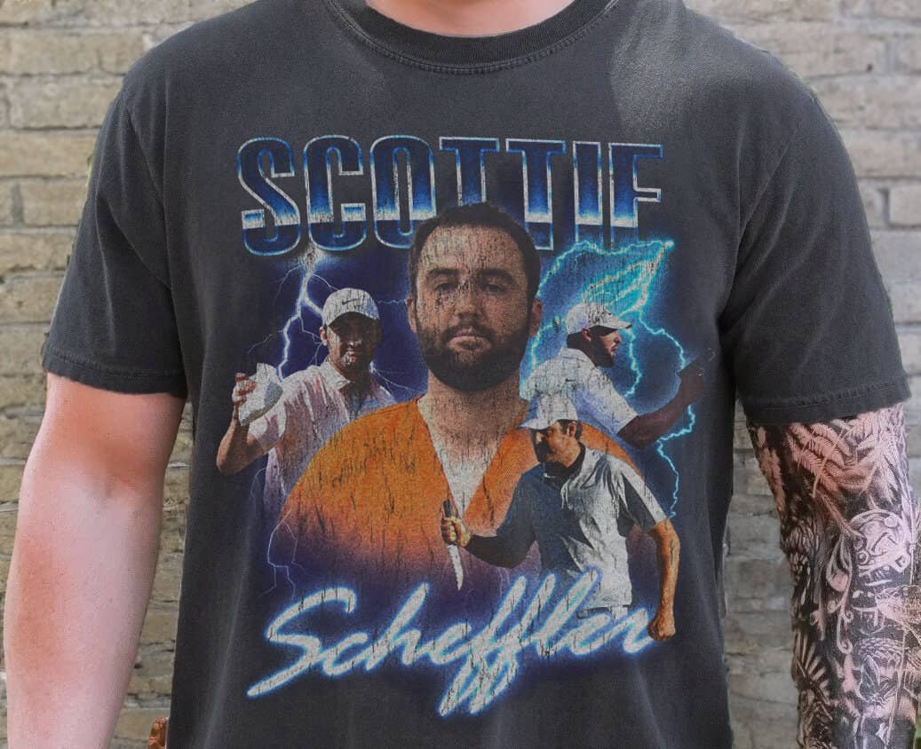 Vintage Scottie Scheffler Golf Legend Limited Edition Tee