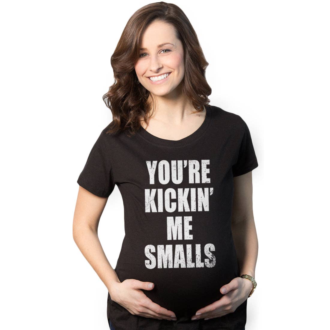 Kickinā Me Smalls Maternity T Shirt