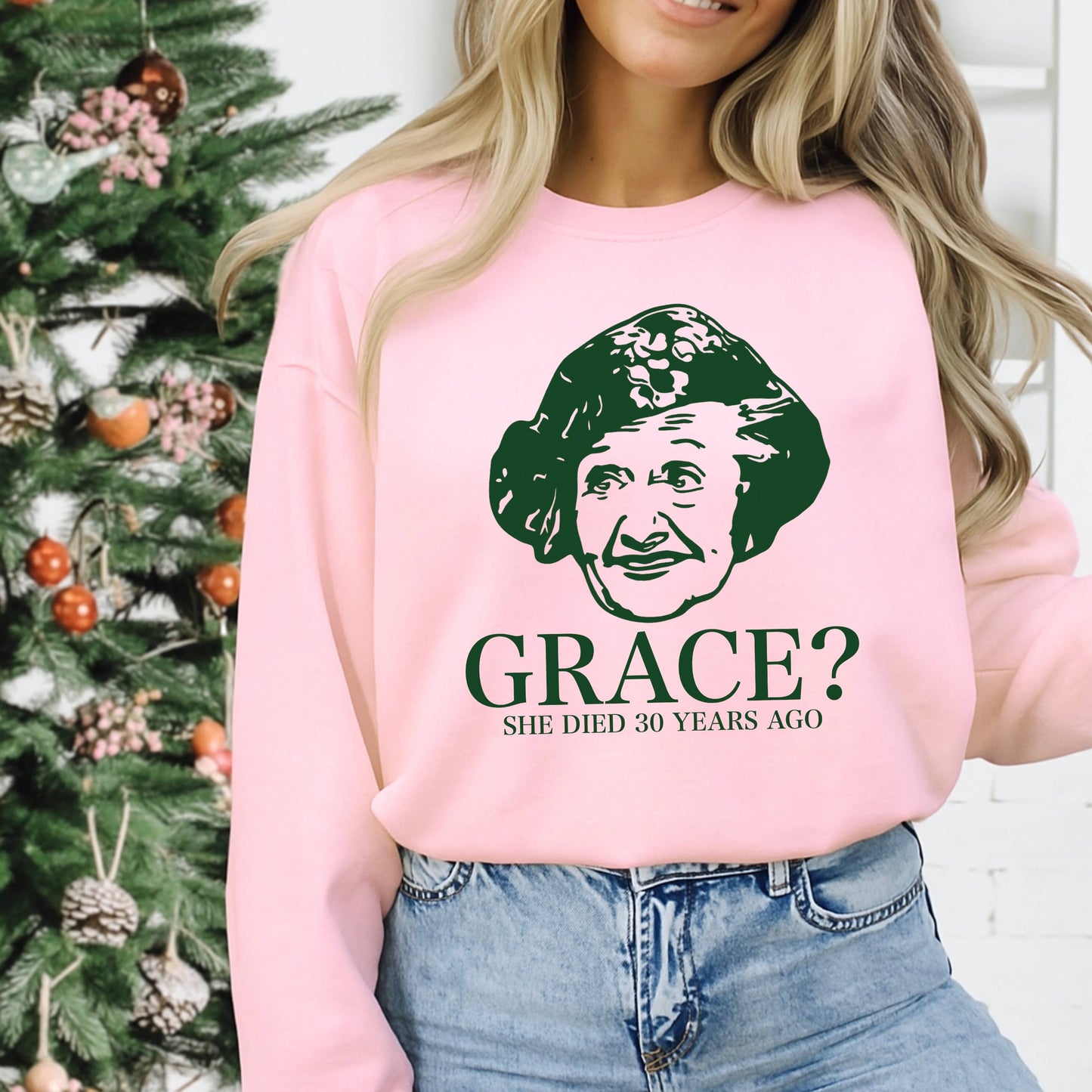 Grace ? Christmas Movie Christmas Sweatshirt | Gildan
