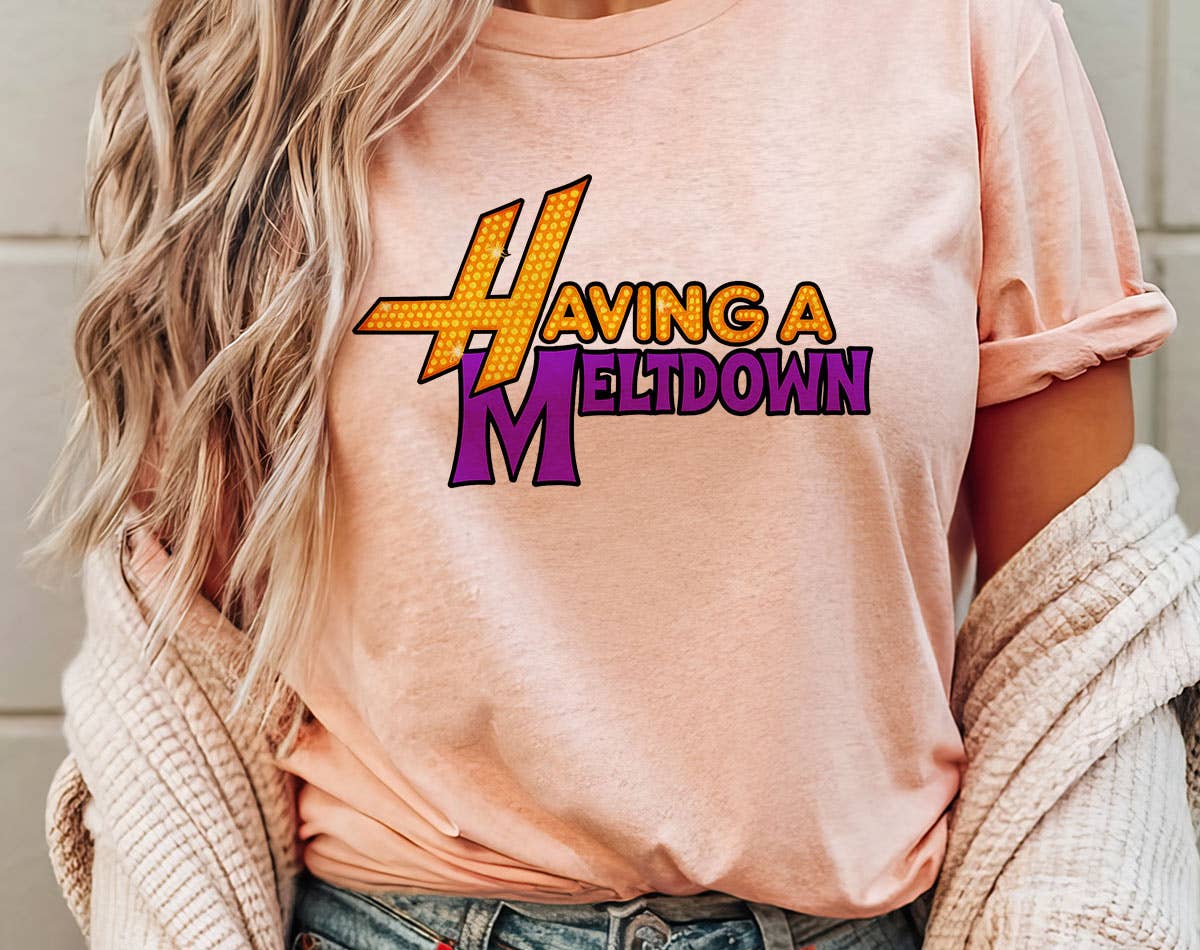 Having A Meltdown Funny Hannah Montana Parody T-Shirt