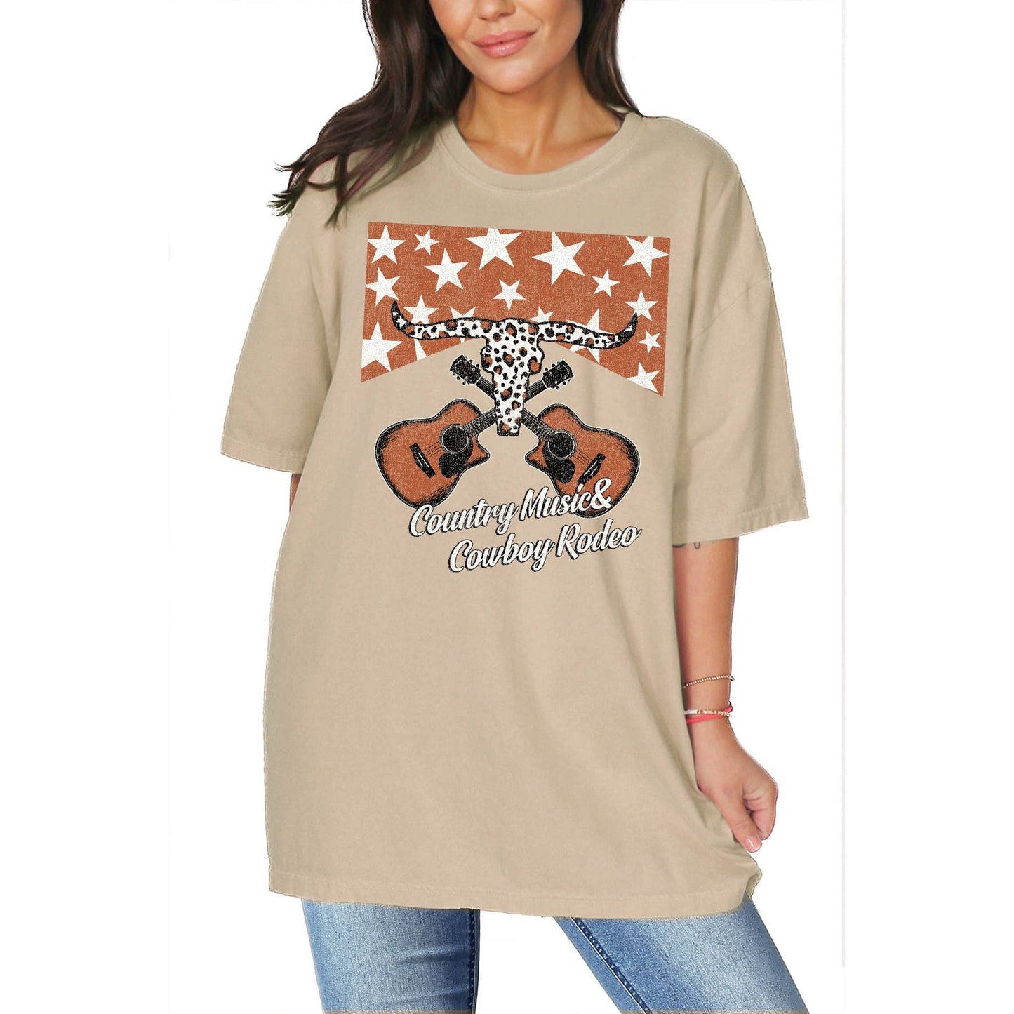 Country Music Oversized Unisex T Shirt