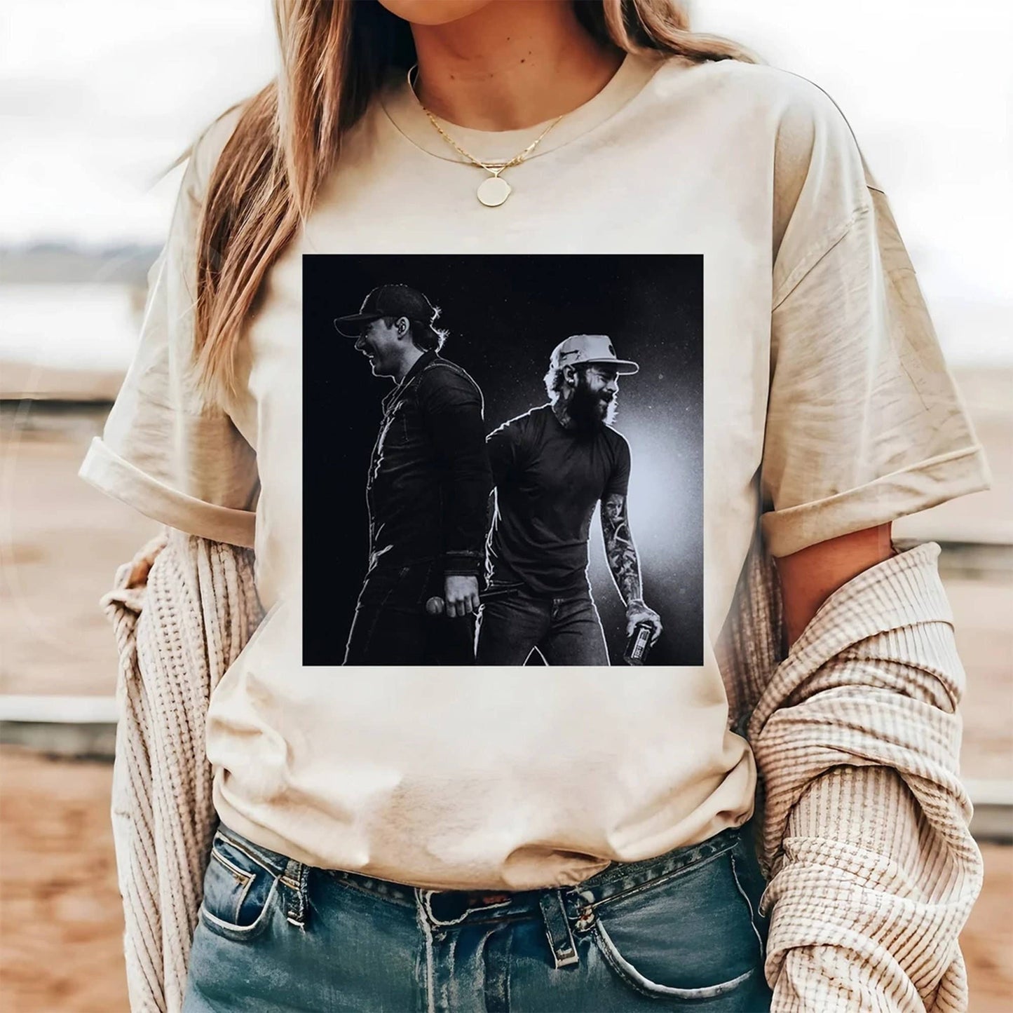 Posty & Morgan Had Some Help Country Unisex Shirt