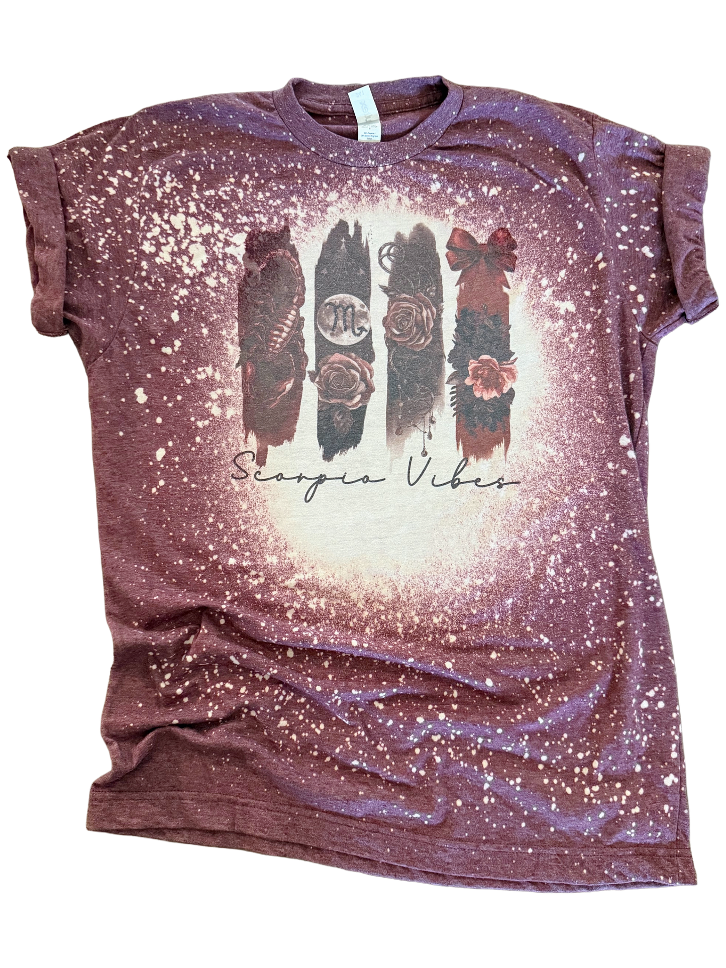 Scorpio Vibes – Zodiac Bleached Tee