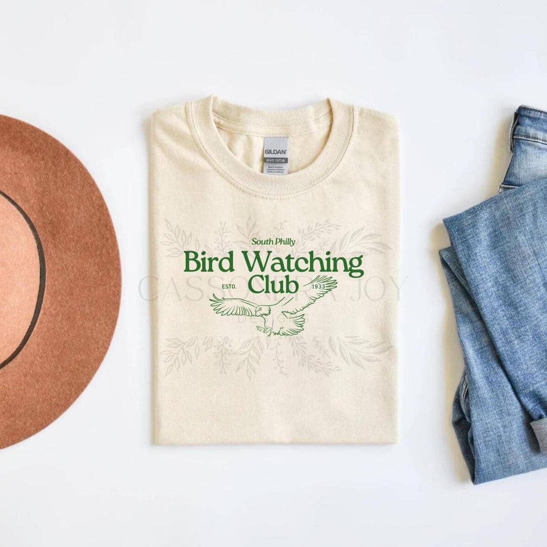 South Philly Bird Watching Club Football T-Shirt