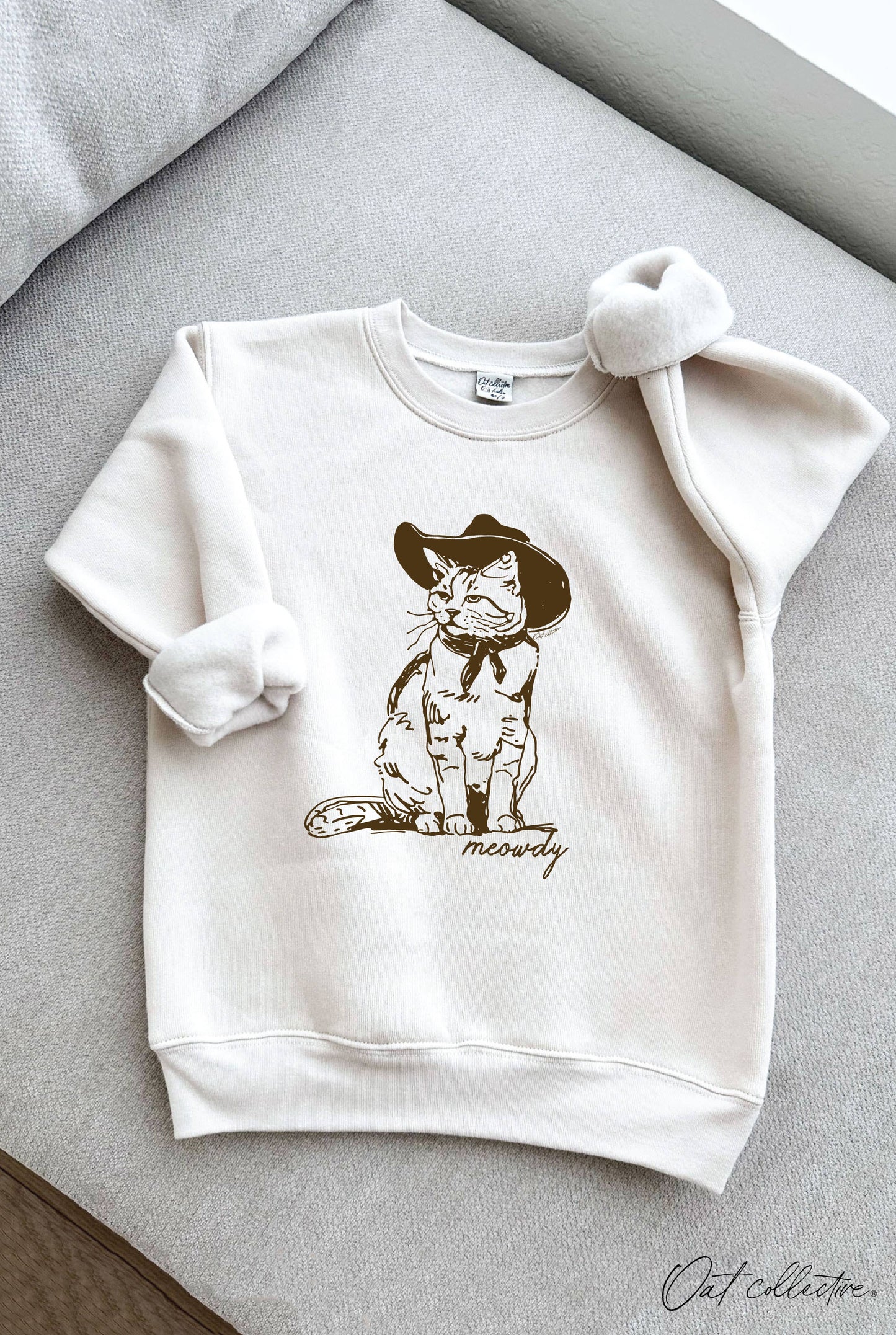 Meowdy Youth Unisex Graphic Sweatshirt