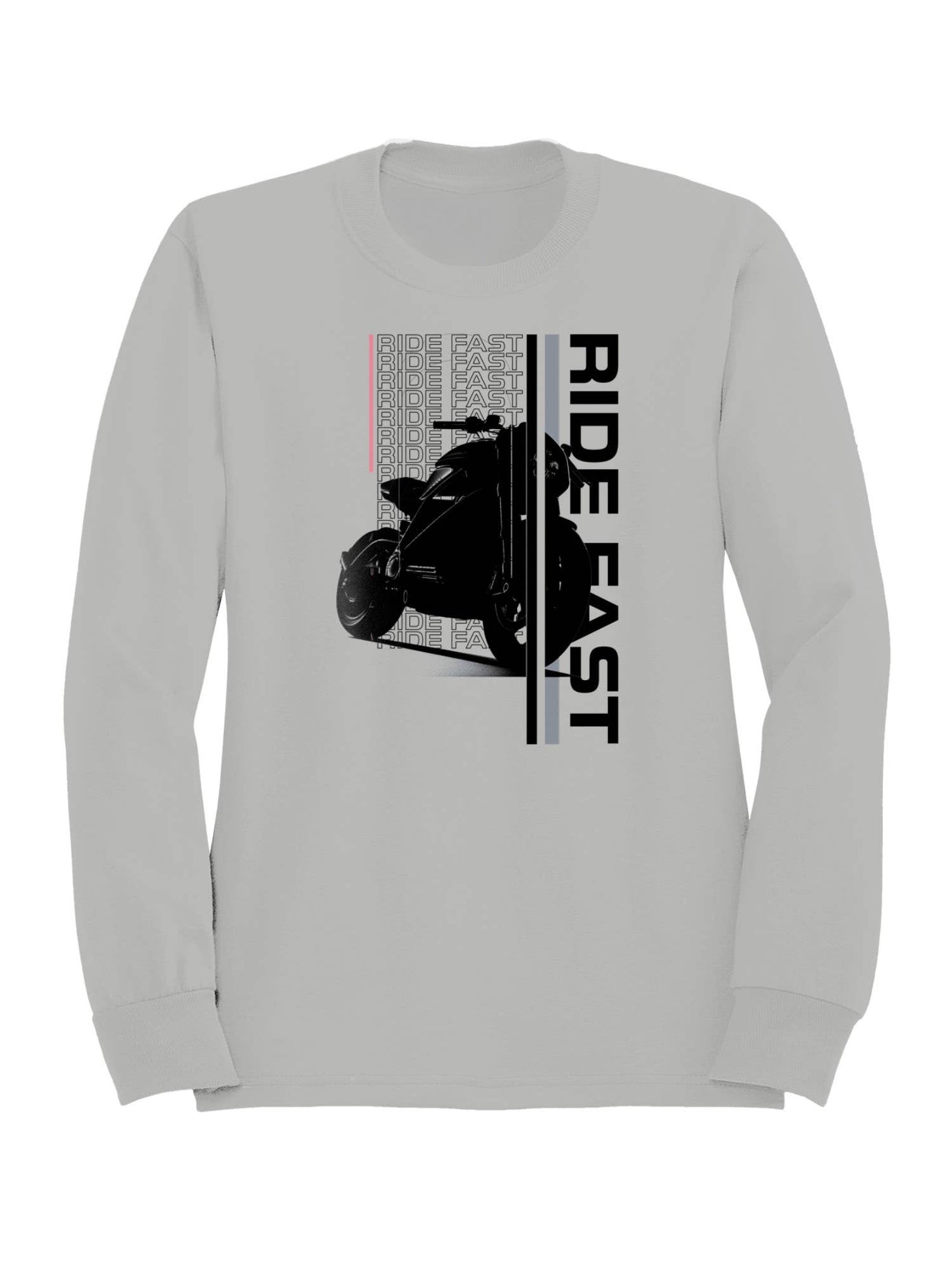 Futuristic Electric Motorcycle Design Men's Sweatshirt