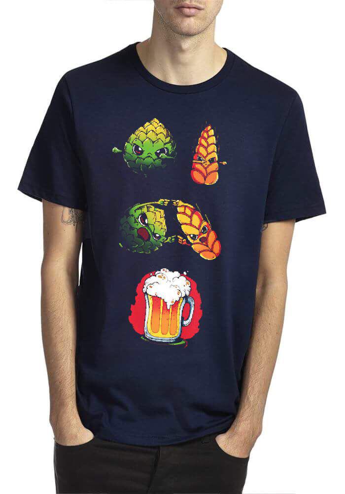 Beer Fusion Half Sleeve T-Shirt