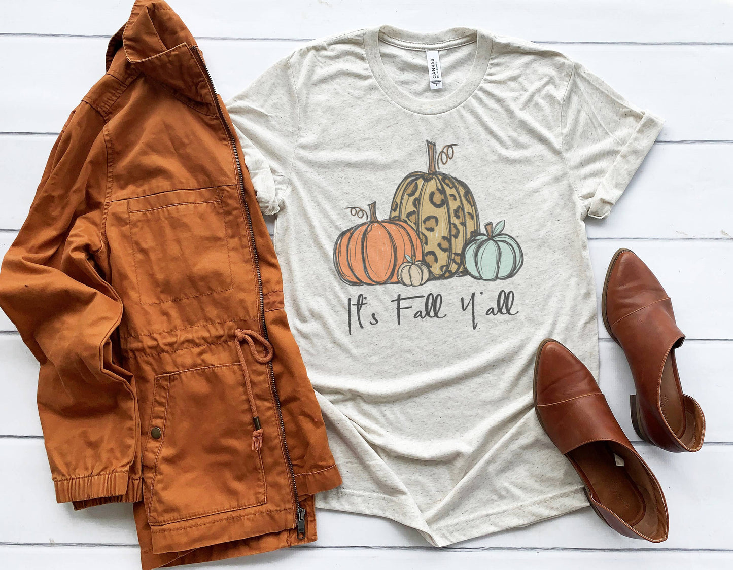 It's Fall Y'all | Leopard Pumpkins | Cute Fall Shirt